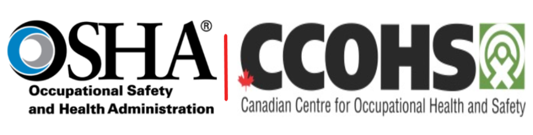 Logos of OSHA and CCOHS
