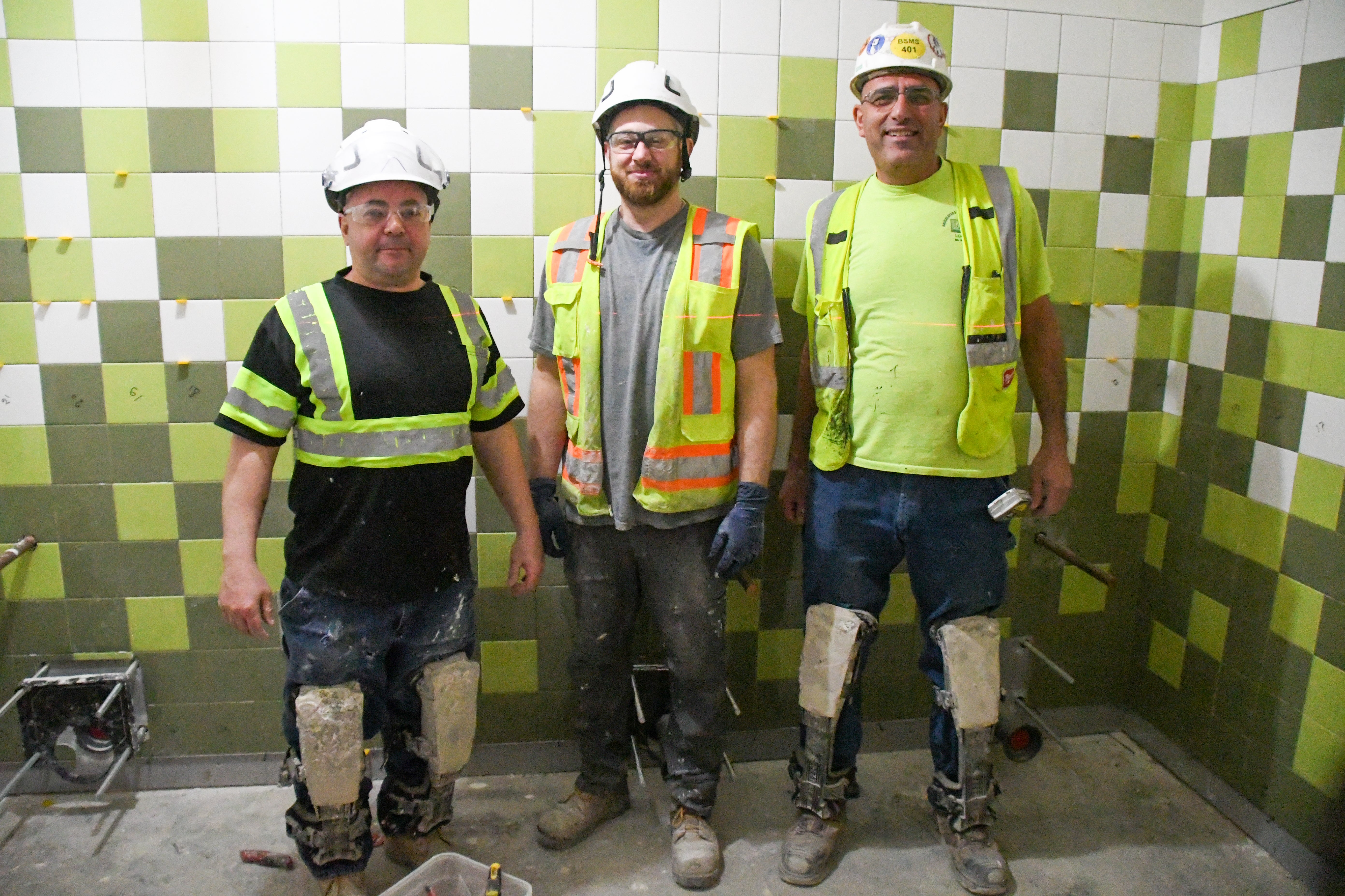 (l-r) Foreman Chris McLaughlin, Dani Dreik, and Brian Sullivan