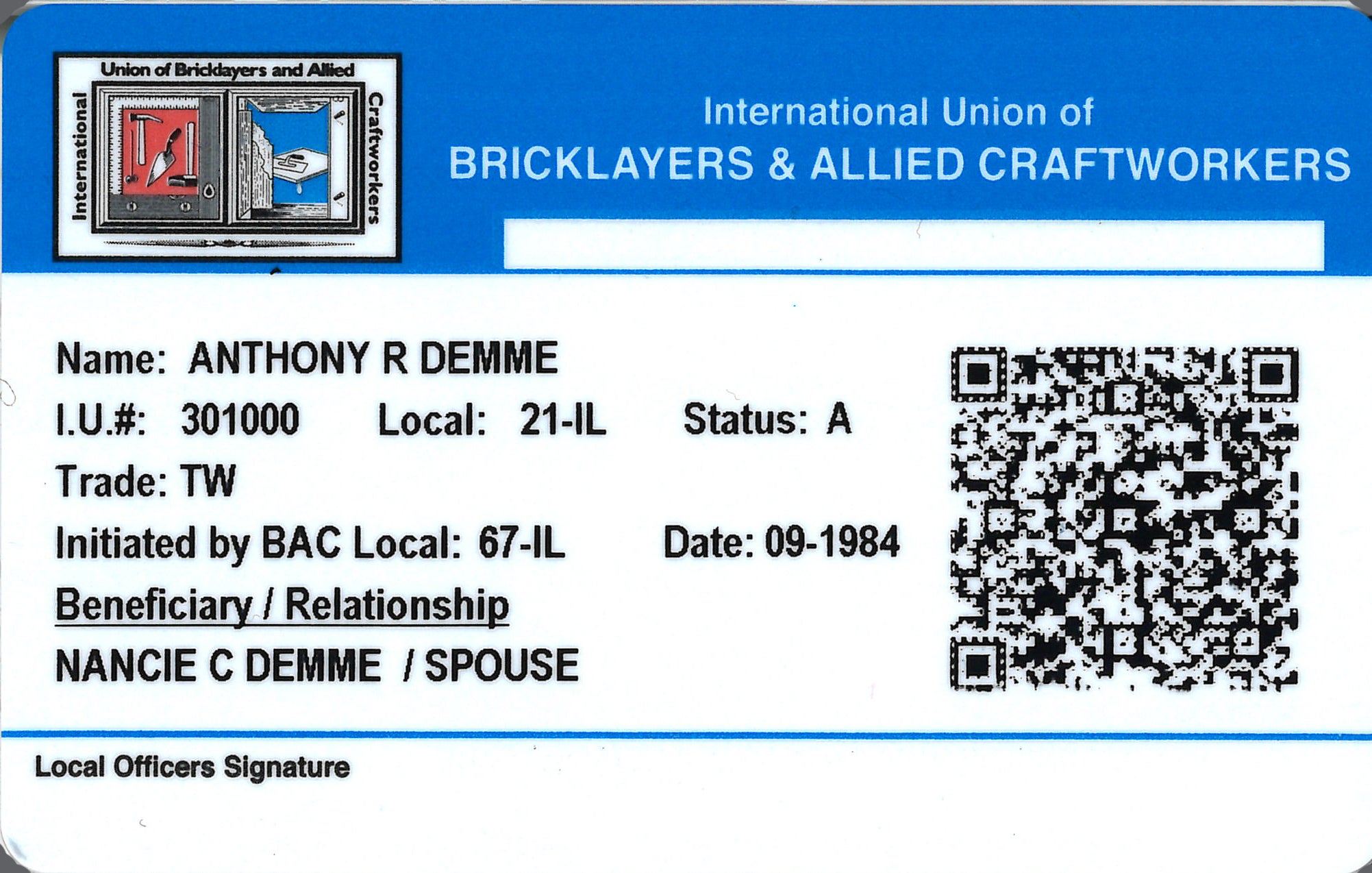 member card