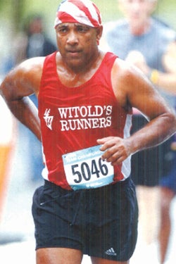 Danny Jadduroy of BAC Local 1 NY has been jogging for over 20 years. When he is not working, he enjoys running half marathons in Manhattan and jogging on the weekends with his jogging team in Forest Hills, Queens, NY. Brother Jadduroy is pictured completing a half marathon in New York City.