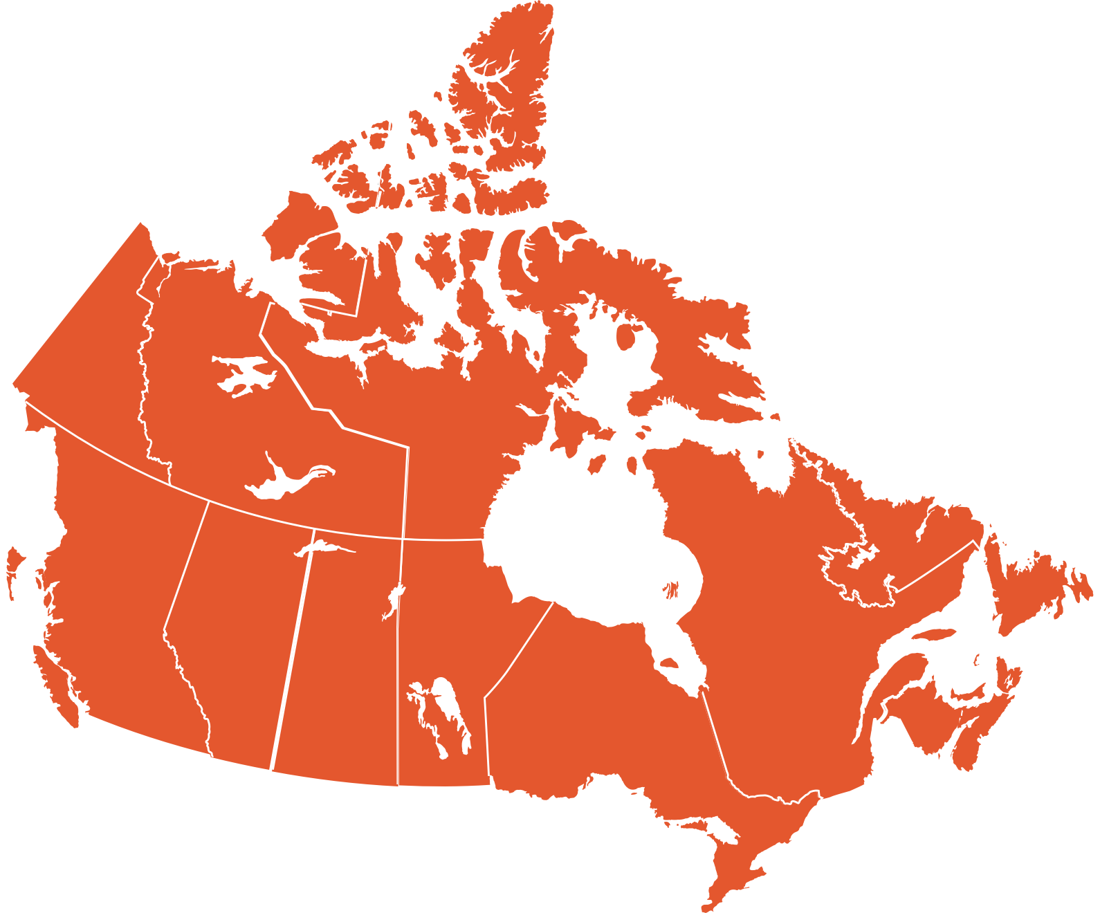 Canada Region Map